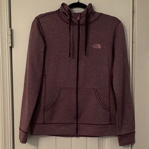 The North Face Maroon Full-Zip Jacket